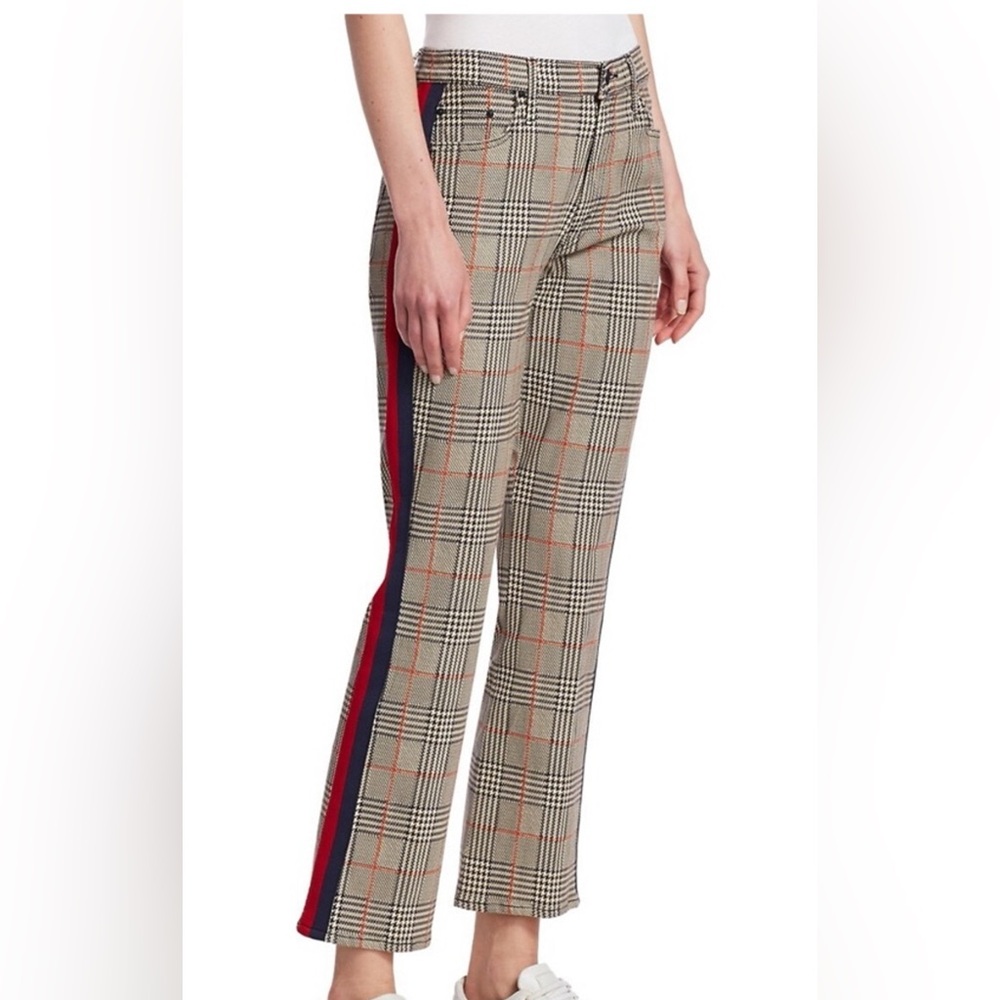 Mother | Denim The Insider Plaid Ankle Jeans